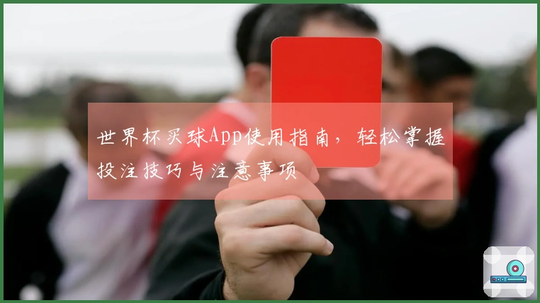 世界杯买球App使用指南，轻松掌握投注技巧与注意事项